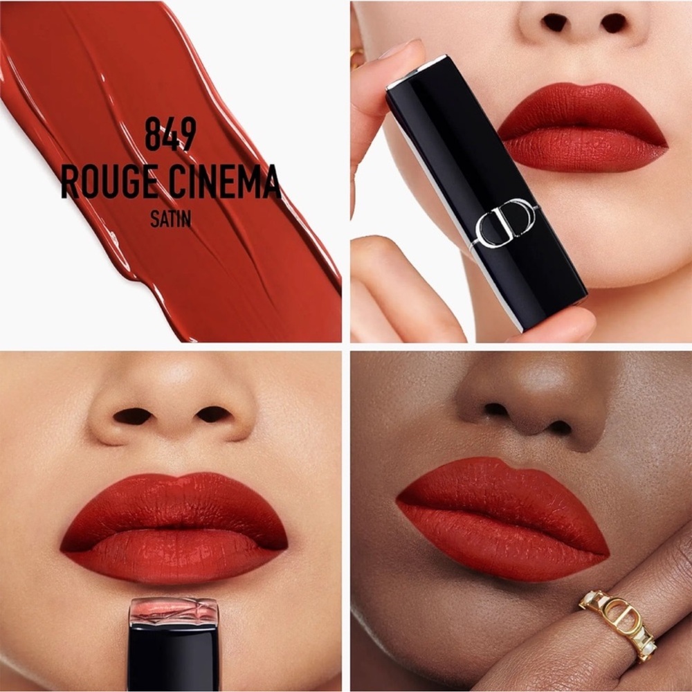 Retails:$50 Dior Rouge Lipstick Multiple Shades & Finishes Refillable Case NWOB - Picture 6 of 11